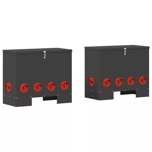  Csirke etető 2 pcs Fekete 60.5 x 29 x 51 cm