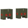  Csirke etető 2 pcs Olajzöld 60.5 x 29 x 51 cm