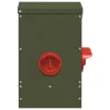  Csirke etető 2 pcs Olajzöld 60.5 x 29 x 51 cm