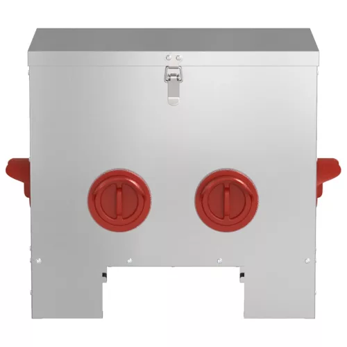  Csirke etető 2 pcs Ezüst 60.5 x 29 x 51 cm Horganyzott acél
