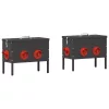  Csirke etető 2 pcs Fekete 41,5 x 20,5 x 33 cm