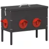  Csirke etető 2 pcs Fekete 41,5 x 20,5 x 33 cm