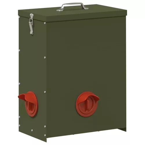  Csirke etető 2 pcs Olajzöld 32,5 x 20,5 x 43 cm