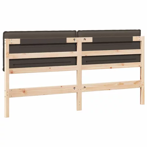  Kárpitozott fejtámla Természetes és Világosszürke 200 cm