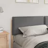  Kárpitozott fejtámla Természetes és Világosszürke 180 cm