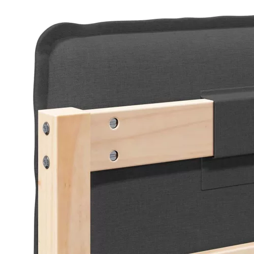  Kárpitozott fejtámla Természetes és sötétszürke 150 cm