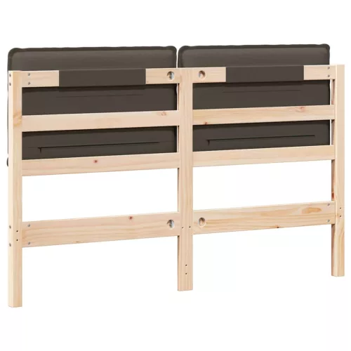  Kárpitozott fejtámla Természetes és Világosszürke 135 cm