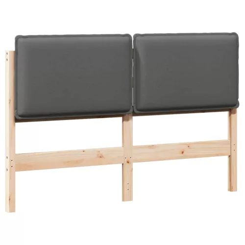  Kárpitozott fejtámla Természetes és Világosszürke 120 cm
