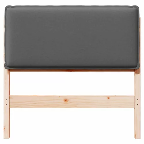  Kárpitozott fejtámla Természetes és Világosszürke 100 cm