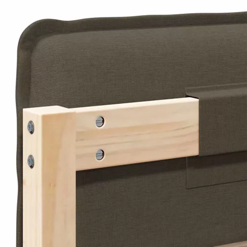  Kárpitozott fejtámla Természetes és Világosszürke 100 cm