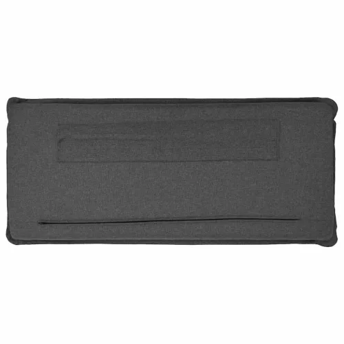  Kárpitozott fejtámla Természetes és sötétszürke 90 cm