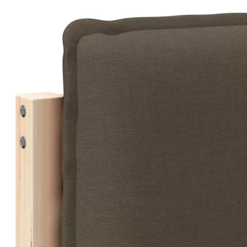  Kárpitozott fejtámla Természetes és Világosszürke 80 cm