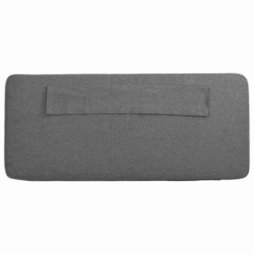  Kárpitozott fejtámla fejtámlával Barna és Világosszürke 200 cm