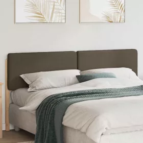    Kárpitozott fejtámla Barna és taupe 200 cm Tömör fenyőfa