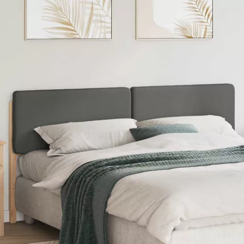  Kárpitozott fejtámla fejtámlával Barna és Világosszürke 180 cm