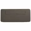  Kárpitozott fejtámla Barna és taupe 140 cm Tömör fenyőfa