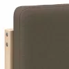  Kárpitozott fejtámla Barna és taupe 140 cm Tömör fenyőfa