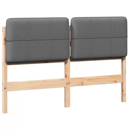  Kárpitozott fejtámla fejtámlával Barna és Világosszürke 150 cm