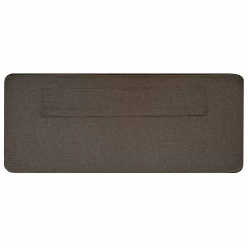  Kárpitozott fejtámla Barna és taupe 80 cm Tömör fenyőfa