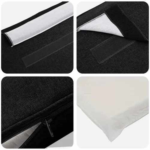  Kárpitozott fejtámla Barna és fekete 180 cm Tömör fenyőfa