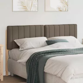    Kárpitozott fejtámla Barna és taupe 150 cm Tömör fenyőfa