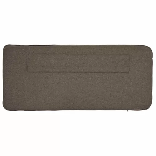  Kárpitozott fejtámla Barna és taupe 150 cm Tömör fenyőfa