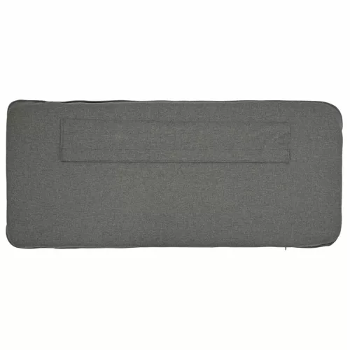  Kárpitozott fejtámla fejtámlával Fehér és világosszürke 150 cm