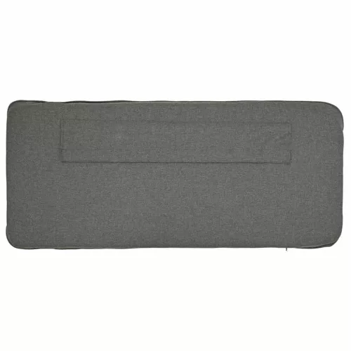  Kárpitozott fejtámla fejtámlával Fehér és világosszürke 140 cm