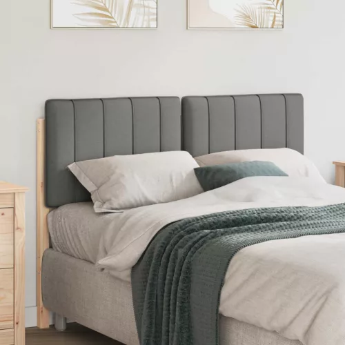  Kárpitozott fejtámla fejtámlával Barna és Világosszürke 120 cm