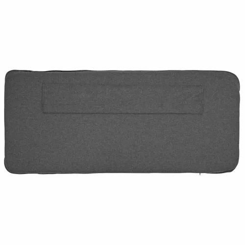  Kárpitozott fejtámla Barna és sötétszürke 80 cm Tömör fenyőfa