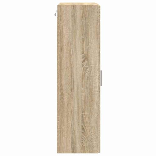  Fali szekrény polcokkal sonoma tölgy 55 x 29 x 100 cm Faanyag