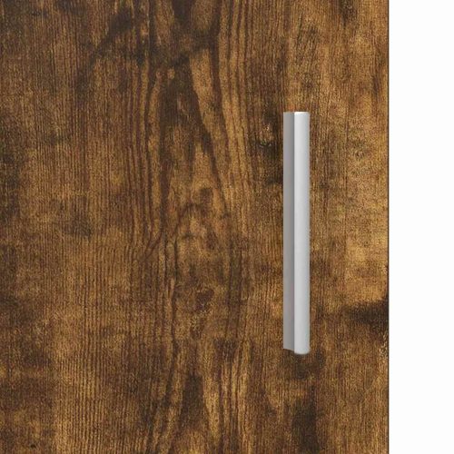  Fali szekrény polcokkal Füstölt tölgy 55 x 29 x 100 cm Faanyag