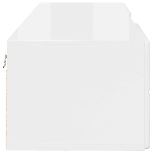  TV szekrény fiókkal Beton szürke 150 x 39 x 30 cm Faanyag