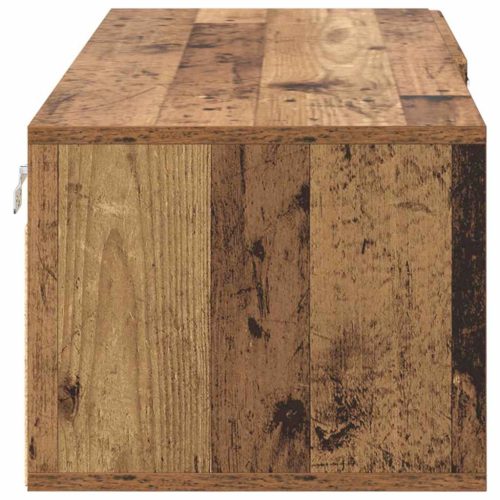  TV szekrény fiókkal Régi fa 100.5 x 39 x 30 cm Faanyag