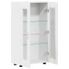 Széf polcokkal tárolóval Fehér 55,5 x 29 x 100 cm Faanyag