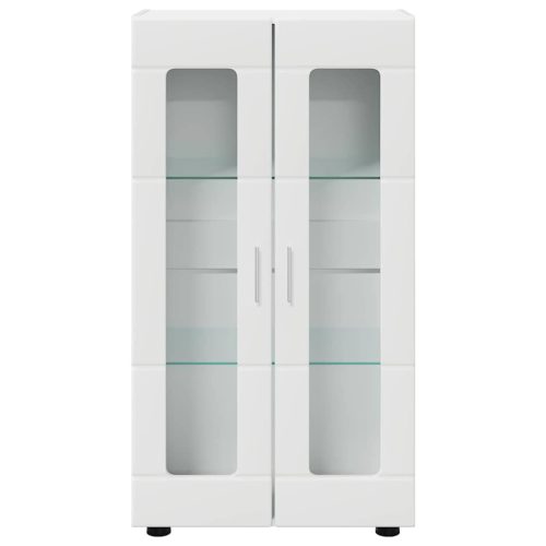  Széf polcokkal tárolóval Fehér 55,5 x 29 x 100 cm Faanyag