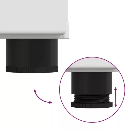  Széf polcokkal tárolóval Fehér 55,5 x 29 x 100 cm Faanyag