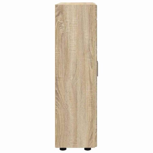  Széf polcokkal ajtóval Sonoma tölgy 55,5 x 29 x 100 cm Faanyag