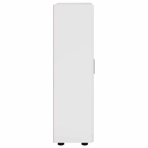  Széf polcokkal Magas Fényű Fehér 55,5 x 29 x 100 cm Faanyag