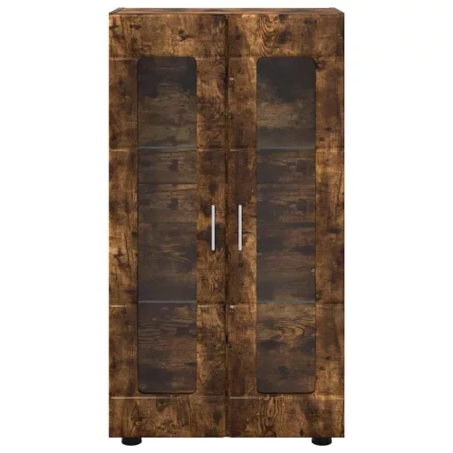  Széf polcokkal ajtóval Füstölt tölgy 55,5 x 29 x 100 cm Faanyag