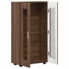  Széf polcokkal tárolóval Barna Tölgy 55,5 x 29 x 100 cm Faanyag