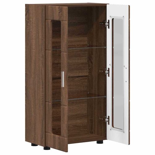  Széf polcokkal tárolóval Barna Tölgy 55,5 x 29 x 100 cm Faanyag