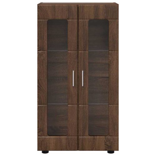  Széf polcokkal tárolóval Barna Tölgy 55,5 x 29 x 100 cm Faanyag