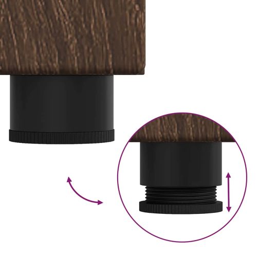  Széf polcokkal tárolóval Barna Tölgy 55,5 x 29 x 100 cm Faanyag