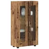  Széf polcokkal tárolóval Öreg fa 55,5 x 29 x 100 cm Faanyag