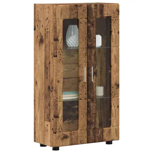  Széf polcokkal tárolóval Öreg fa 55,5 x 29 x 100 cm Faanyag