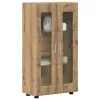  Széf polcokkal ajtóval Artisan tölgy 55,5 x 29 x 100 cm Faanyag