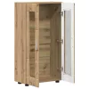  Széf polcokkal ajtóval Artisan tölgy 55,5 x 29 x 100 cm Faanyag