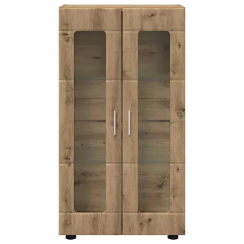  Széf polcokkal ajtóval Artisan tölgy 55,5 x 29 x 100 cm Faanyag