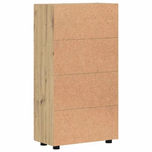  Széf polcokkal ajtóval Artisan tölgy 55,5 x 29 x 100 cm Faanyag